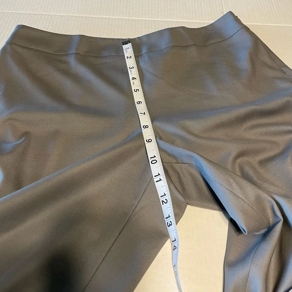 Giorgio Armani Trousers Dress Pants Gray Size 46 Career Business Designer EUC - Picture 11 of 14